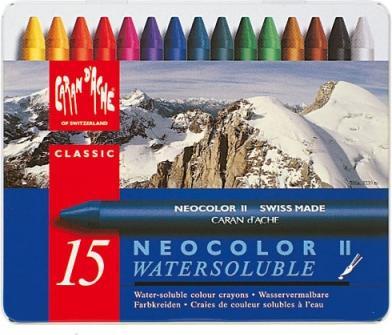 Produktbild Caran d'Ache Neocolor II Aquarelle Metallschachtel (Multicolor, 15 x)