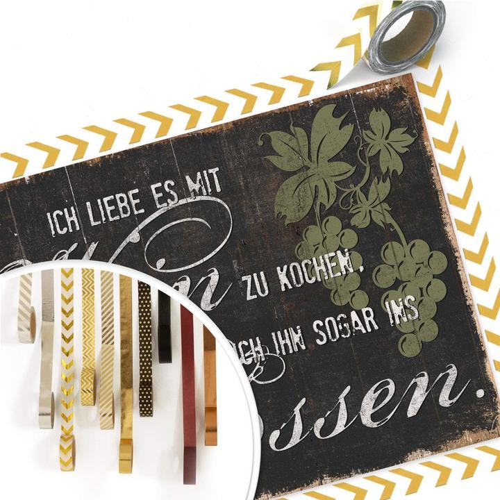 Produktbild Trenddeko Ich liebe es mit Wein zu kochen (30 x 24 cm)