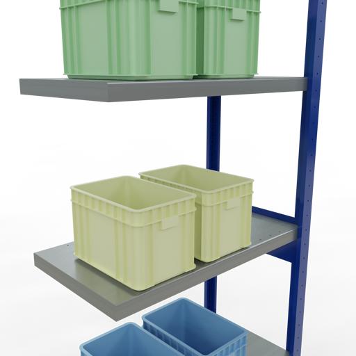 Image du produit Schulte Lagertechnik Système enfichable Élément suivant MULTIplus250 avec traverse de longueur