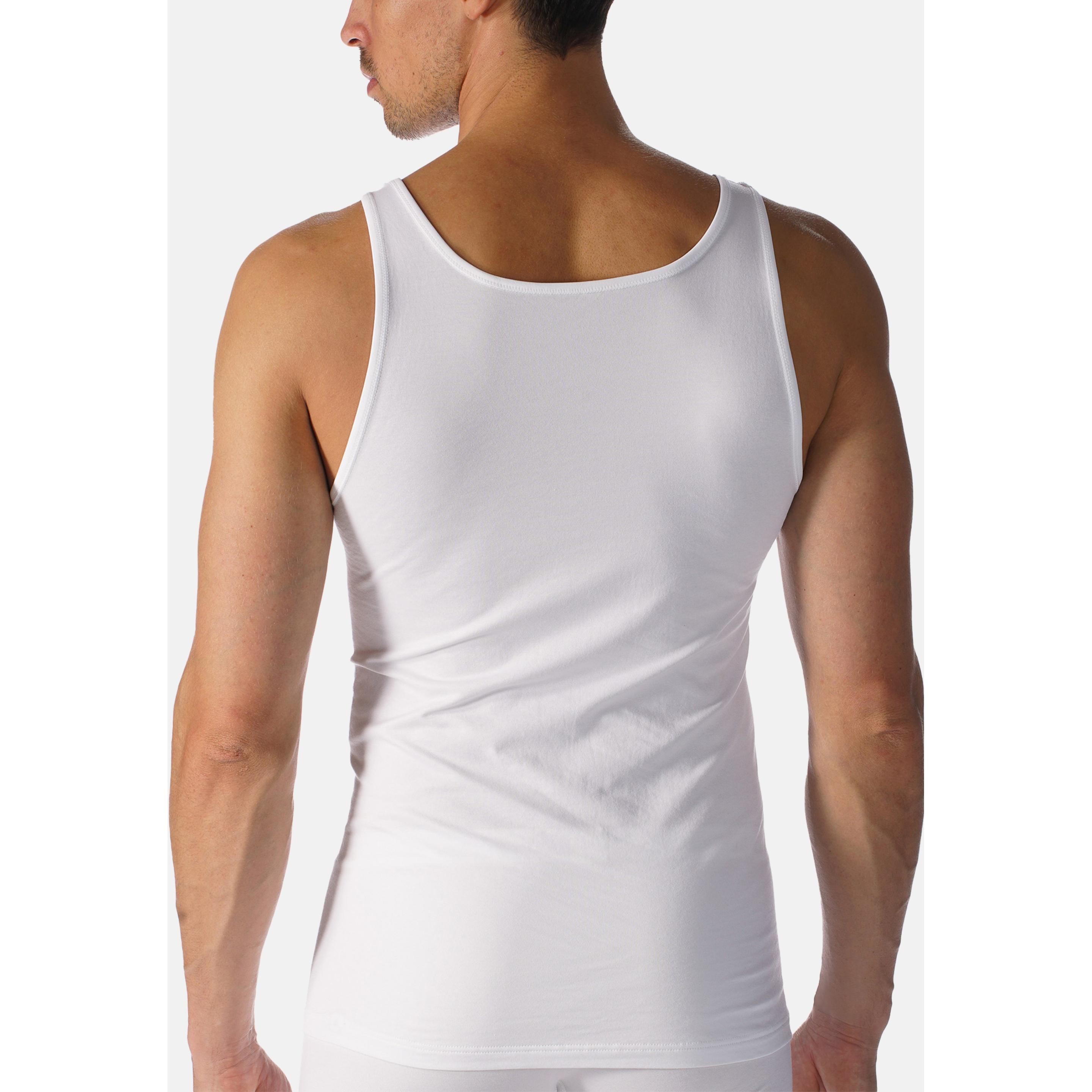 Thumbnail - Mey, Herren, Shirt, 2er Pack Software Athletic-Shirt, Weiss, (L)