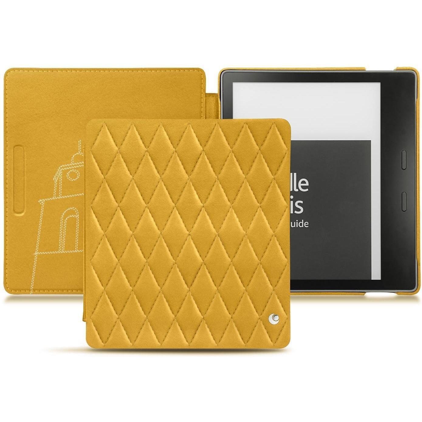 Noreve Lederschutzhülle horizontal (Kindle Oasis (2019)), Tablet Hülle, Orange
