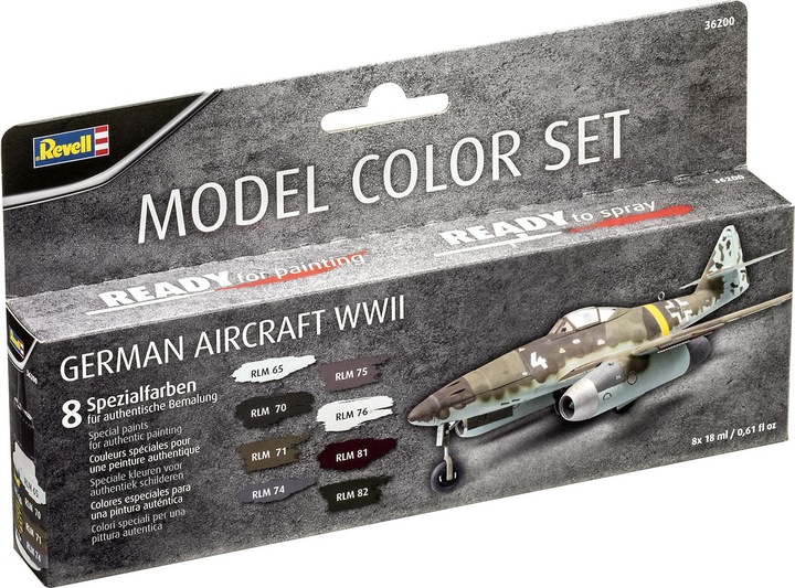 Actual product image Revell Model Color - German Aircraft WWII