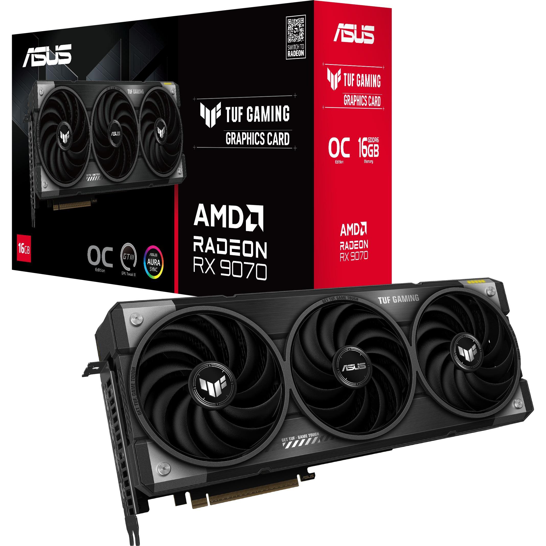 ASUS TUF GAMING Radeon RX 9070 OC (16 GB), Grafikkarte