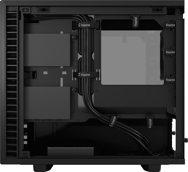 Actual product image Fractal Define 7 Nano Black TG Light Tint - black (Mini-ITX, Mini-DTX)
