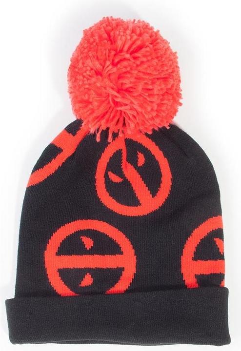 Actual product image Deadpool Symbol Beanie & Scarf Gift Set (One size)