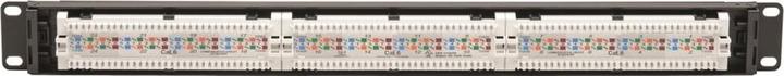 Image du produit Eaton Cat6 24-Port Patch Panel PoE+ Compliant 110/Crown 568A/B RJ45 Ethernet 1U Rack-Mount