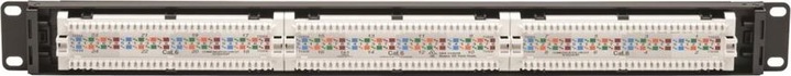 Produktbild Eaton Cat6 24-Port Patch Panel PoE+ Compliant 110/Krone 568A/B RJ45 Ethernet 1U Rack-Mount