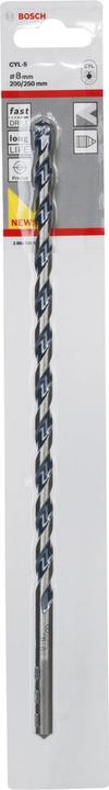 Produktbild Bosch Professional Zubehör Betonbohrer CYL-5, Blue Granite, 8 x 200 x 250 mm (8 mm)