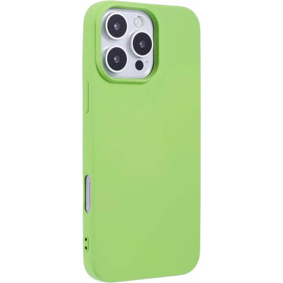Thumbnail - Cover-Discount iPhone 16 Pro Max - Silikon Gummi Hülle (Apple iPhone 16 Pro Max), Smartphone Hülle, Grün