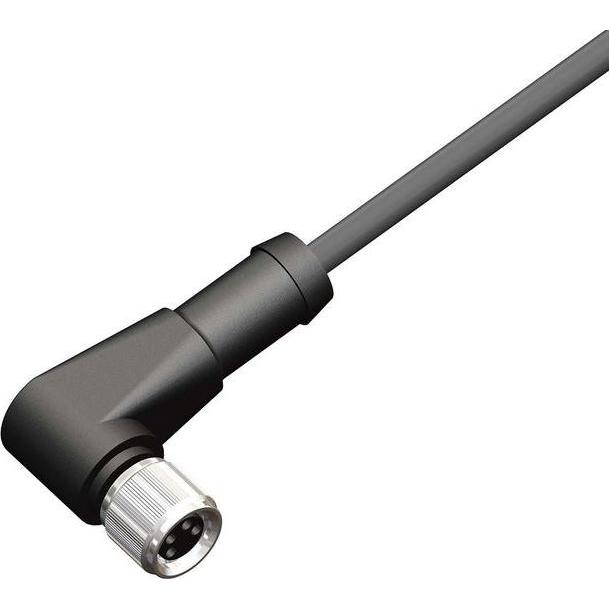 RS PRO Cavo sensore pronto per l'uso Presa a 4 fili, Cavo + Spina elettrica, Nero
