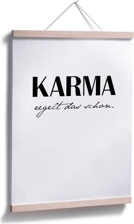 Image du produit Trenddeko Le karma s'occupera de ça. (50 x 60 cm)