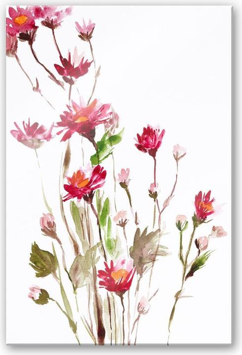 Image du produit Trenddeko Illustration d'une fleur sauvage (75 x 120 cm)