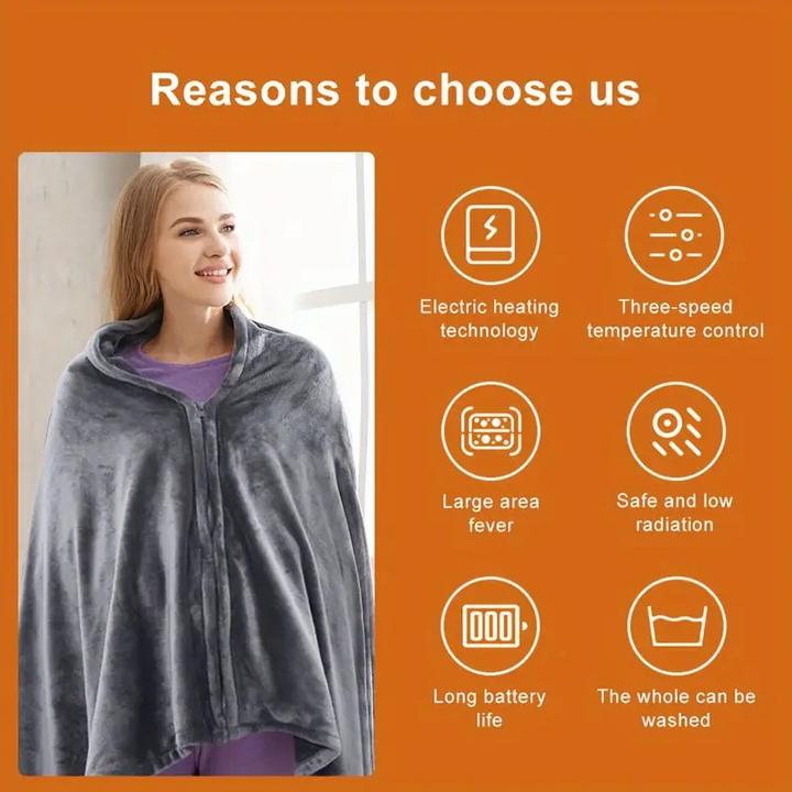 Actual product image ASMI Electric heated blanket (150 x 85 cm)