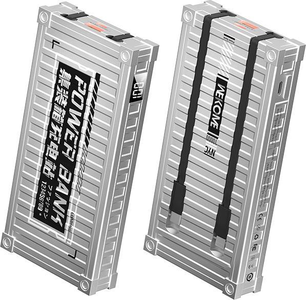 Wekome Powerbank 10000mAh 20W Serie Container (10000 mAh, 20 W, 37 Wh)
