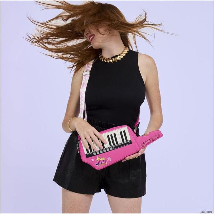 Actual product image Loungefly Hasbro by Crossbody Jem and the Holograms Figural Keytar