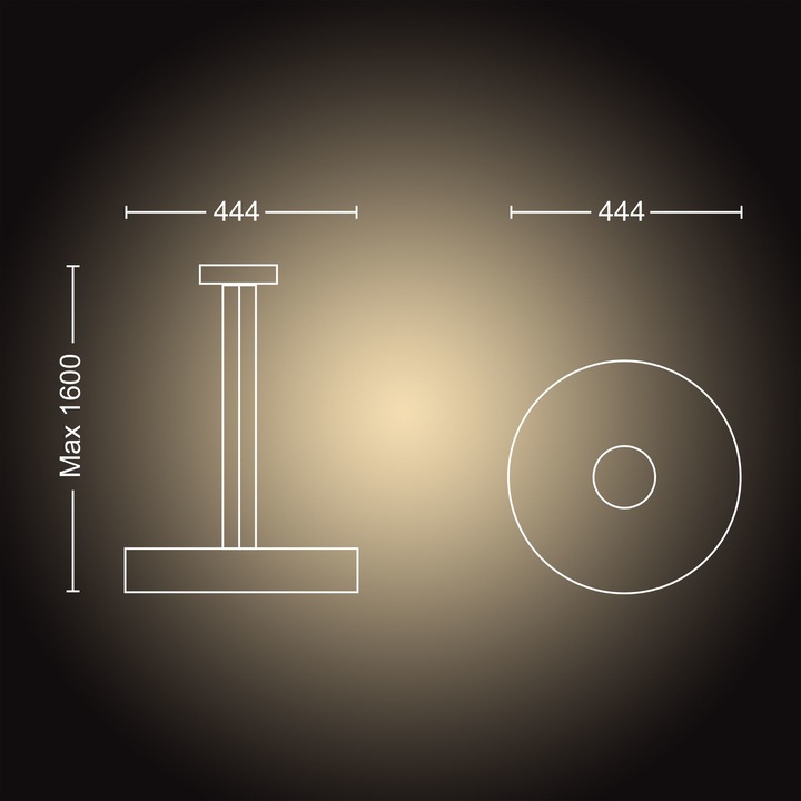 Actual product image Philips Hue Fair Basis BT (3000 lm)