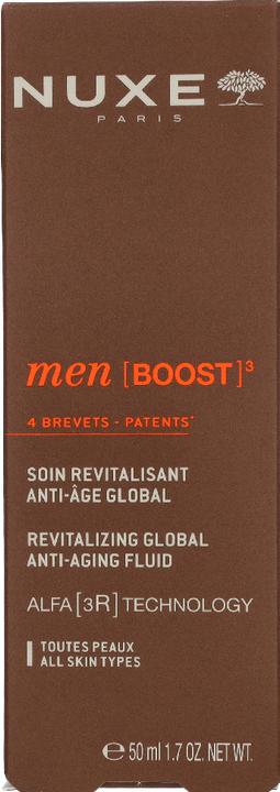 Actual product image Nuxe Men (BOOST)³ Revitalisierendes globales Anti-Aging-Fluid (50ml) (50 ml, Face fluid)