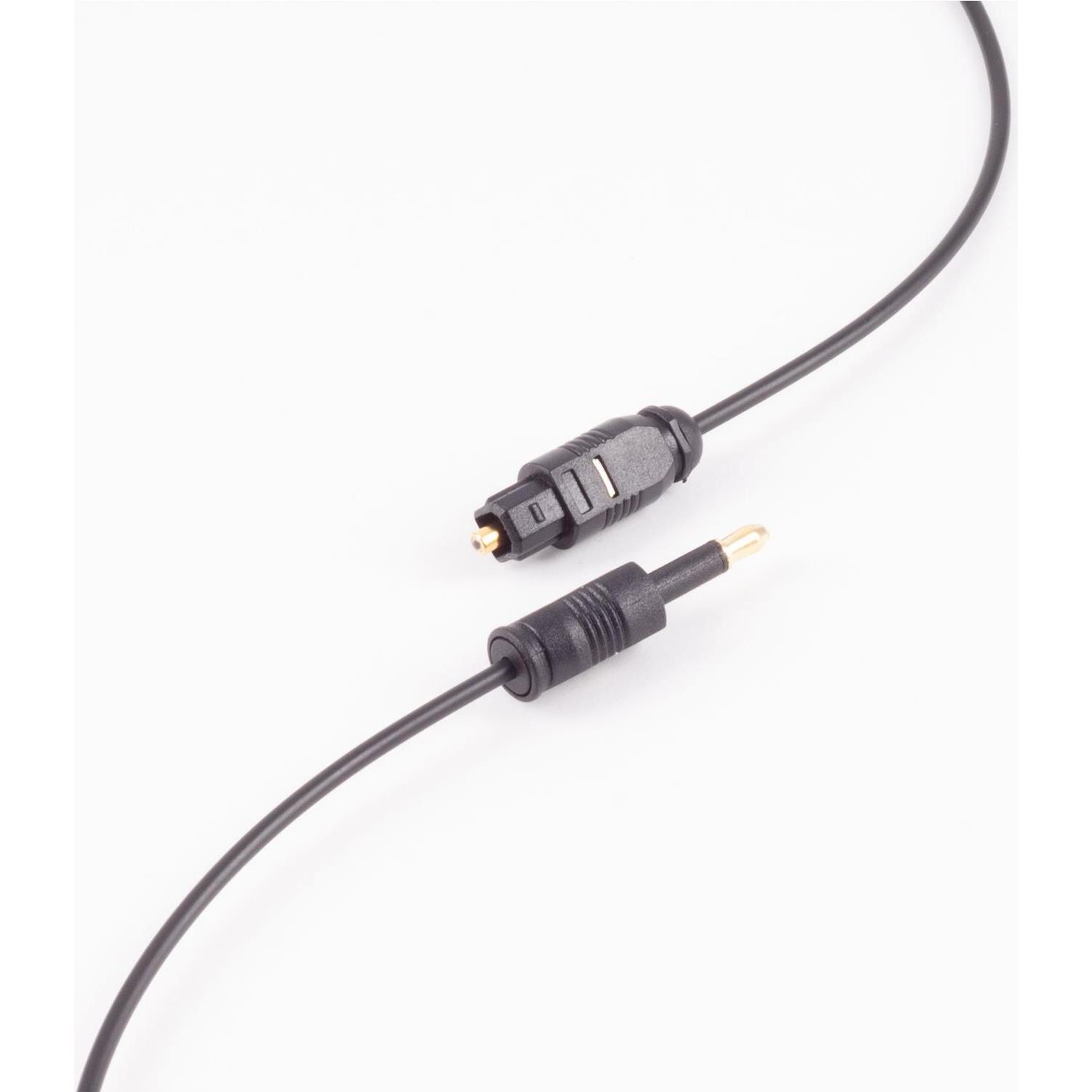 Thumbnail - Shiverpeaks -BASIC-S--Lichtwellenleiterkabel 2,2mm, Toslink-Stecker auf 3,5mm Opti-Stecker, 1,0m (1 m, TOSLINK), Audio K...
