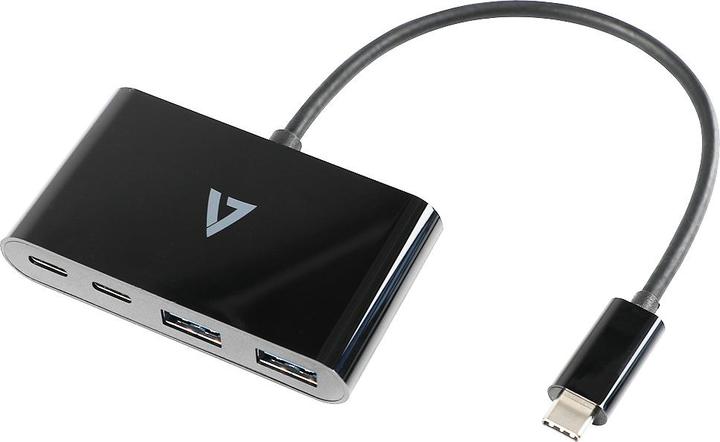Produktbild V7 USB-C to 4IN1 HUB PORT ADAPTER (USB-C, 4 Ports)