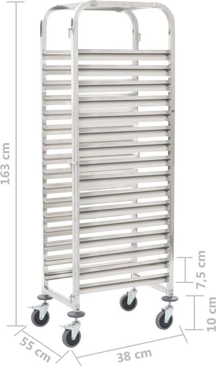 Image du produit vidaXL Tablettwagen