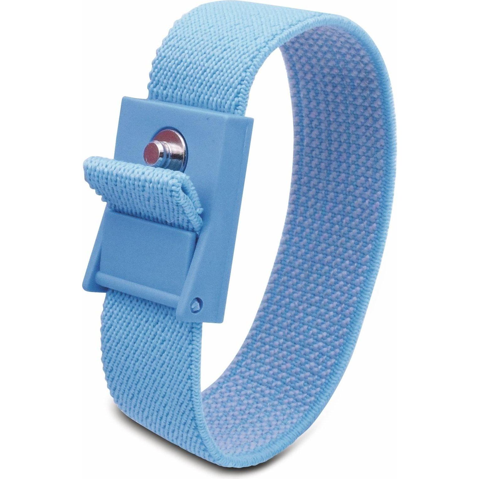 Thumbnail - Quadrios, Zubehör Arbeitsschutz, ESD-Handgelenkband Blau Druckknopf 4 mm (Statikschutz)