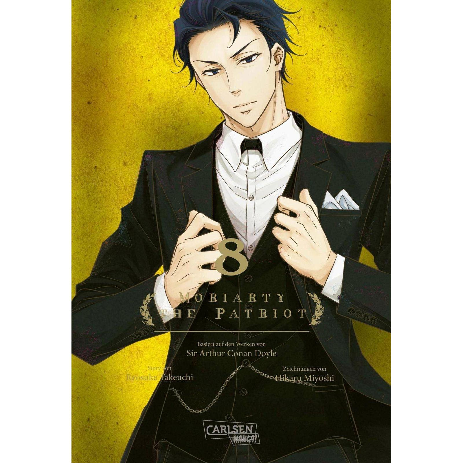 Moriarty the Patriot 8, Belletristik von Ryosuke Takeuchi
