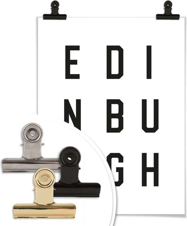 Image du produit Trenddeko Typographie Édimbourg (50 x 60 cm)