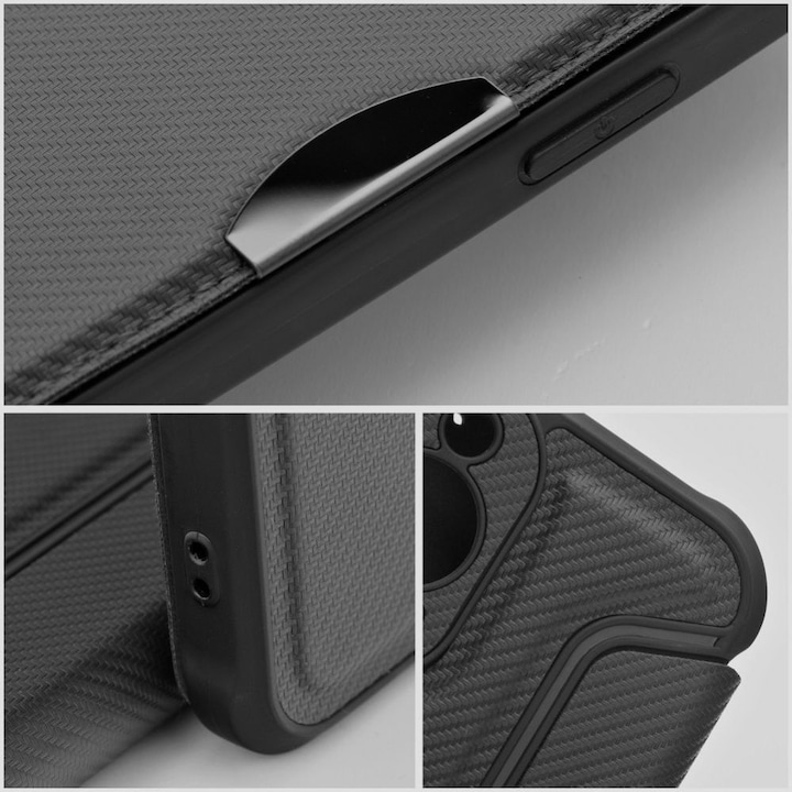 Produktbild OEM Buchhülle RAZOR Book für SAMSUNG A52 5G / A52 LTE ( 4G ) / A52s 5G schwarz (Samsung Galaxy A52s 5G, Samsung Galaxy A52 5G)