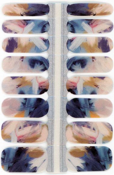 Actual product image Stanley Pop Nail foil Moody Abstract (Nail varnish dryer)