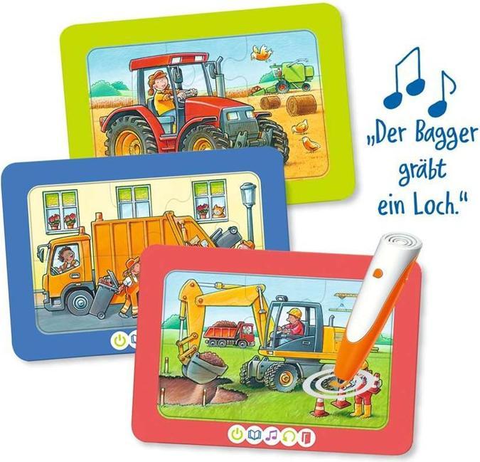 Produktbild Ravensburger 3 erste Puzzles: Fahrzeuge (6 Teile)