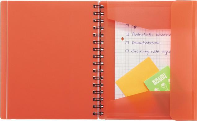 Produktbild Kolma Notizbuch Easy A5 kariert berry (A5, Kariert, Harter Einband)