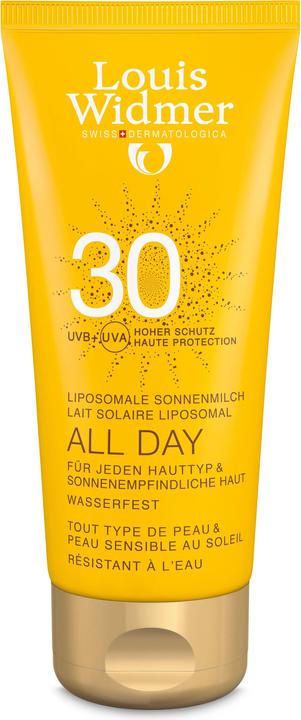 Produktbild Louis Widmer All Day Sonnenmilch parfümiert (Sonnenmilch, SPF 30, 100 ml, 137 g)