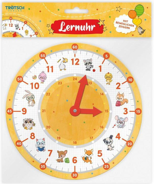 Produktbild - Lernuhr Zum Schulstart Tierfr (Deutsch)