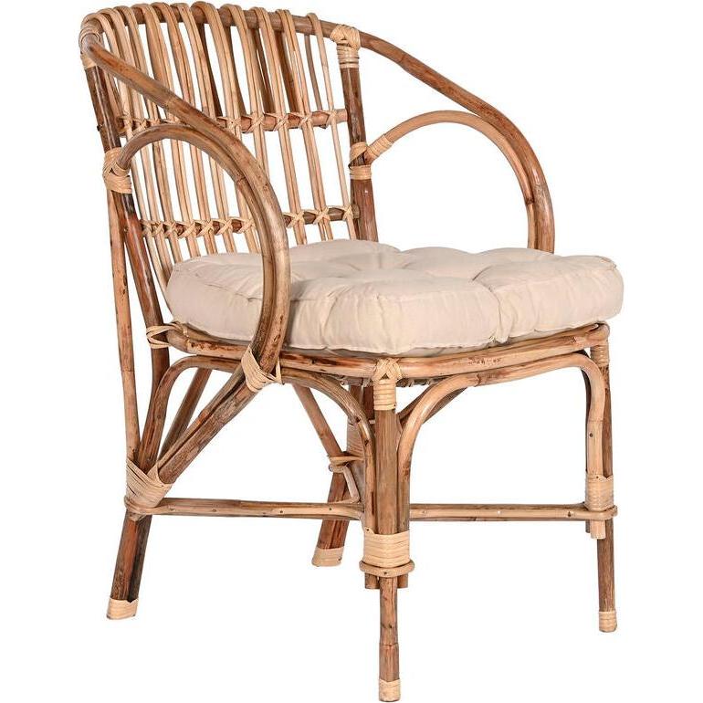 Esprit, Sedia da giardino, Garden chair Home Bamboo Rattan 58 x 65 x 85 cm