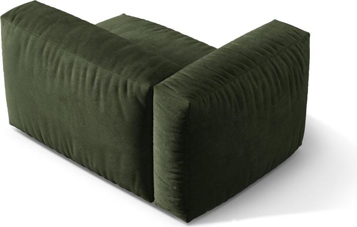Image du produit Micadoni Chauffeuse Gauche, "Martina", 1 Place, 121x106x75 Fabriqué en Europe (Canapé modulaire, 1 place)