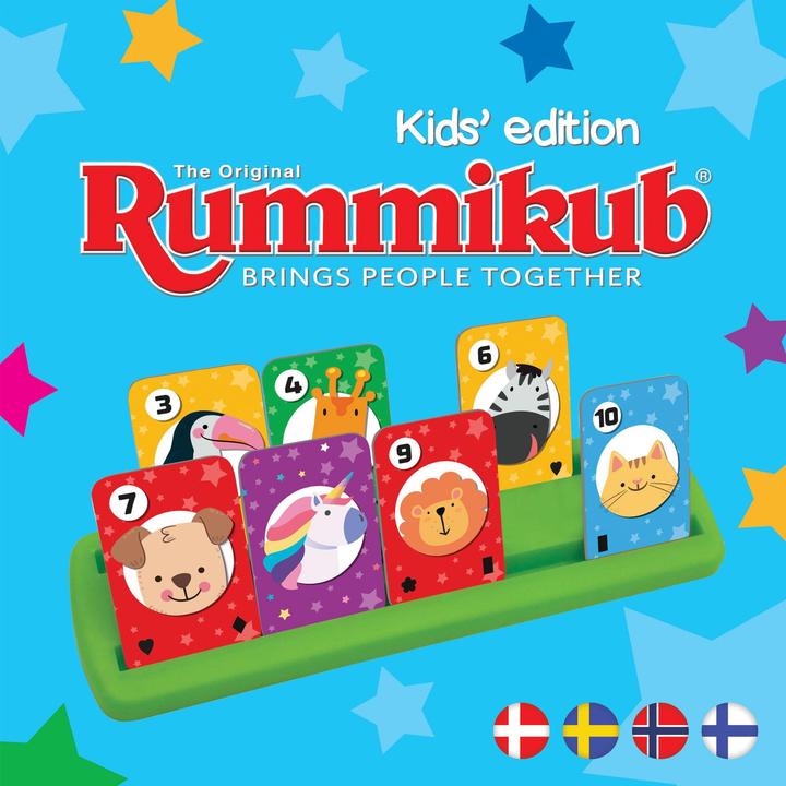 Actual product image Rummikub for Kids (Nordic) (Danish, Finnish, German, Norwegian, Swedish, 2 - 4 Players)