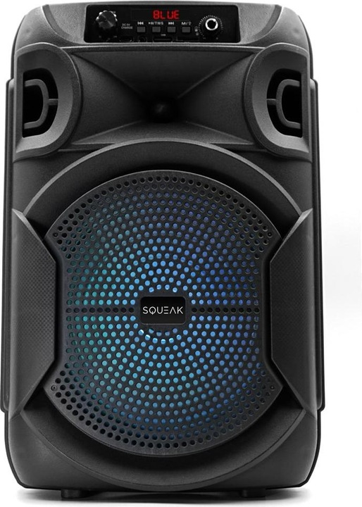 Image du produit Squeak Głośnik Karaoke Pulsetower Bluetooth 5.3 Radio Fm Microsd Aux USB Sq1006 (7 h, Fonctionnement sur batterie)