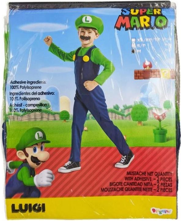Image du produit Jakks Pacific Costume Super Mario - Luigi (128)