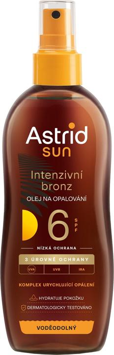 Produktbild Astrid Oil for tanning SPF 6 Sun 200 ml (Sonnenöl, SPF 15, 200 ml)