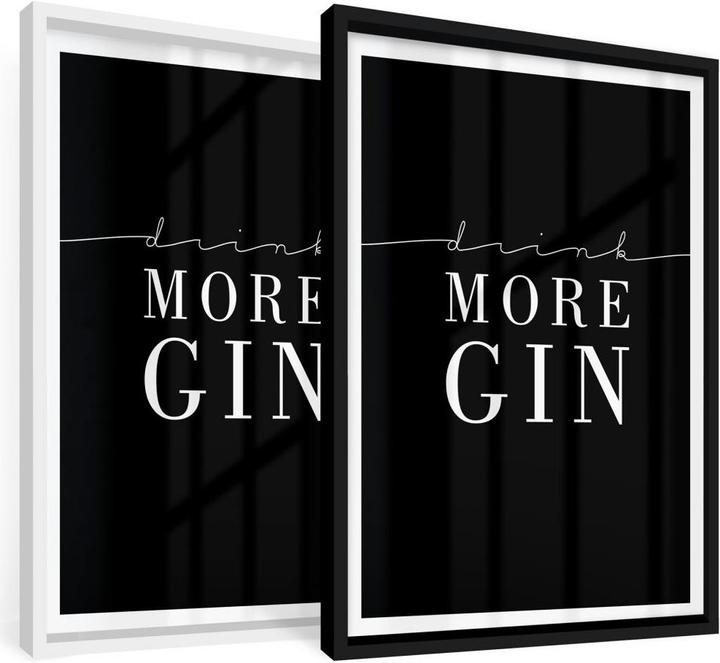 Image du produit Trenddeko Drink more Gin (40 x 50 cm)