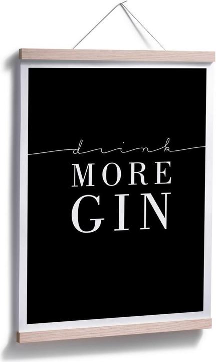 Image du produit Trenddeko Drink more Gin (40 x 50 cm)