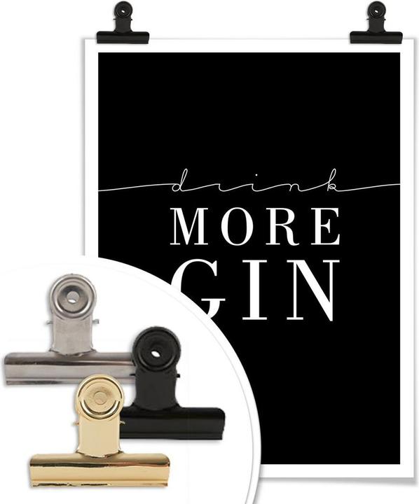 Image du produit Trenddeko Drink more Gin (40 x 50 cm)