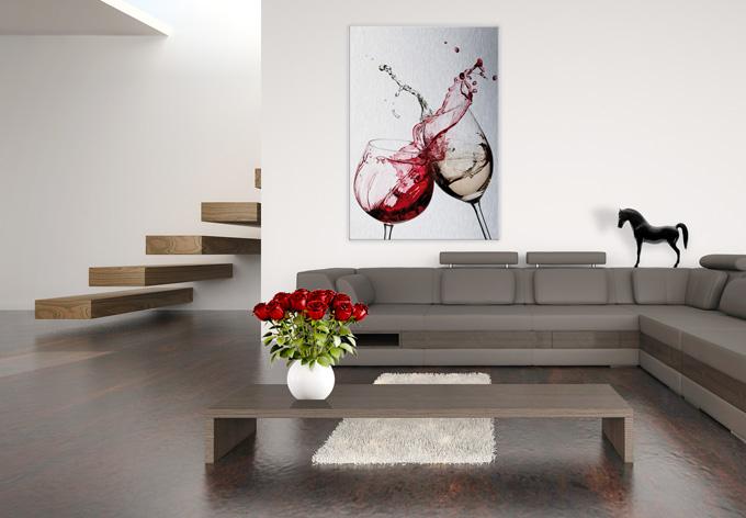 Produktbild Trenddeko Weingläser (70 x 100 cm)