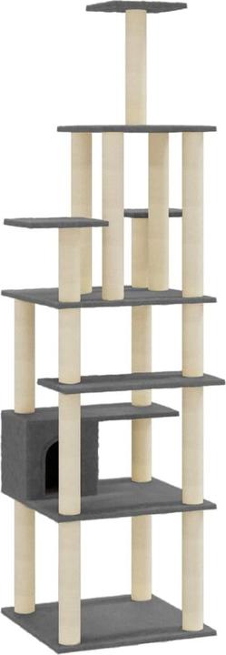 Produktbild vidaXL Katzenbaum (183 cm, Dunkelgrau)