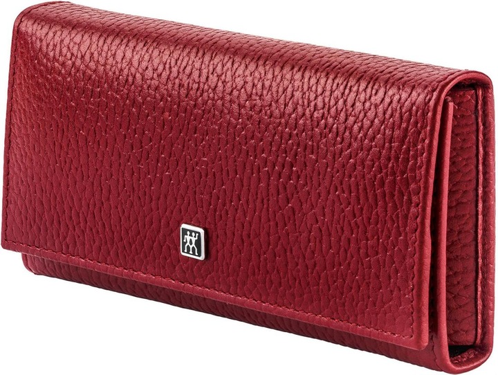 Image du produit Zwilling Étui à bouton-pression, 5 pcs | Cuir | Rouge (97438-003-0)