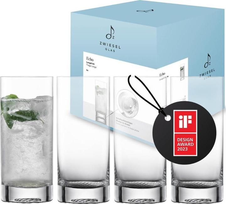 Produktbild Zwiesel ZWG Longdrinkglas Echo 480ml (4.80 dl, 4x, Longdrinkgläser)