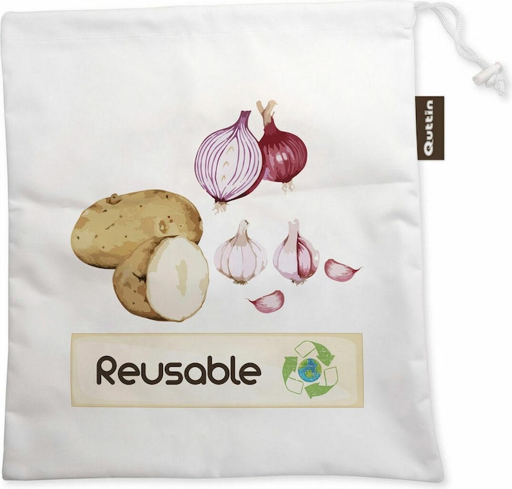 Produktbild Quttin Wiederverwendbare Säcke für Lebensmittel 39,5 x 35 cm (18 Stück)