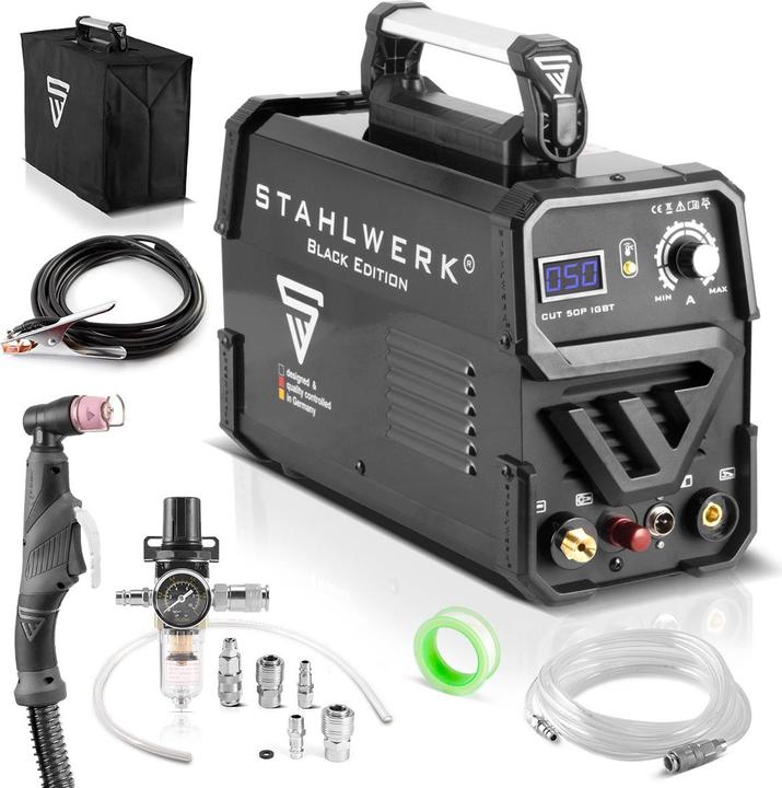 Stahlwerk Plasmaschneider CUT 50 Pilot IGBT mit Pilotzündung und 50 Ampere
