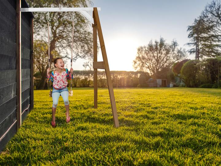 Actual product image Axi Single Attachment Swing Brown/White