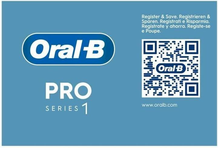 Produktbild Oral-B OralB Pro Series 1 Electric Toothbrush Blue 1 Cleaning Brush 3D Timer Rechargeable (Oszillierende Zahnbürste)